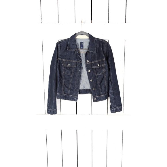 90s GAP dark blue denim jean jacket